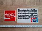 Lot vintage stickers - merken Coca Cola en Pepsi Cola, Ophalen of Verzenden, Zo goed als nieuw, Overige typen