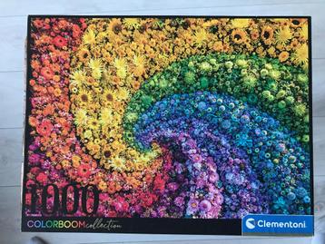 Clementoni legpuzzel 1000 colorboom collection  beschikbaar voor biedingen