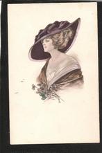 Vrouw, Verzenden, Voor 1920, Gelopen, Overige thema's