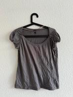 Grijs T-shirt met pofmouwtjes Colours of the World, maat L, Maat 42/44 (L), Ophalen of Verzenden, Zo goed als nieuw, Korte mouw