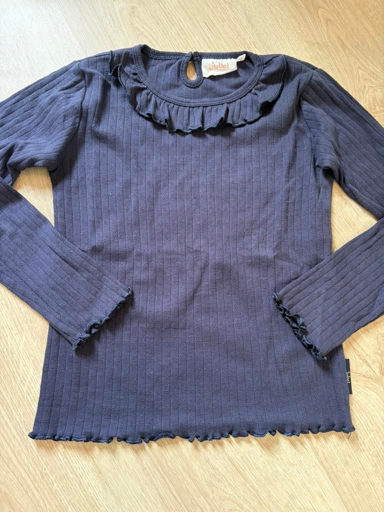 Jubel longsleeve 122, Ophalen of Verzenden, Zo goed als nieuw, Meisje, Shirt of Longsleeve