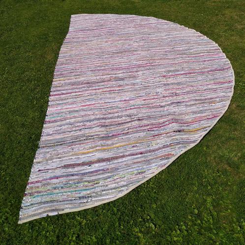 Half Moon rug-rag vloerkleed, speciaal voor 5m Bell tent, Caravans en Kamperen, Kampeeraccessoires, Zo goed als nieuw, Ophalen