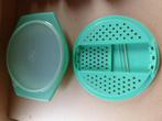 Tupperware - RASP - Groen - 3 delig, Huis en Inrichting, Keuken | Tupperware, Ophalen of Verzenden, Gebruikt, Wit, Schaal