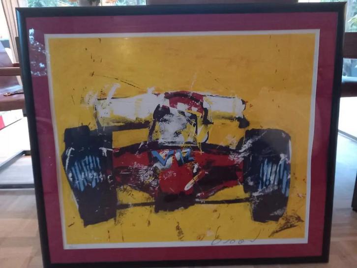 Herman Brood Zeefdruk - Formule 1 V12, Antiek en Kunst, Kunst | Overige Kunst, Ophalen