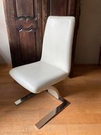 Paar eetkamer stoelen, naar het model “Rolf Benz 7800”, Huis en Inrichting, Stoelen, Ophalen, Twee, Wit, Leer