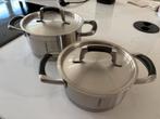 2 Herman den Blijker pannen 2 + 1,5 liter, Huis en Inrichting, Keuken | Potten en Pannen, Ophalen of Verzenden, Zo goed als nieuw