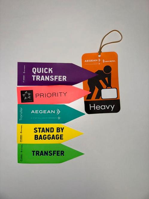 AEGEAN // Labels & Sticker, Verzamelen, Luchtvaart en Vliegtuigspotten, Nieuw, Overige typen, Verzenden