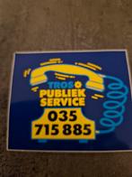 3339 TROS Publiek Service Sticker, Verzamelen, Ophalen of Verzenden, Gebruikt