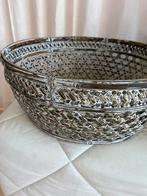 Mooie grote ronde gevlochten bamboe mand!, Huis en Inrichting, Woonaccessoires | Schalen en Manden, Ophalen, Zo goed als nieuw