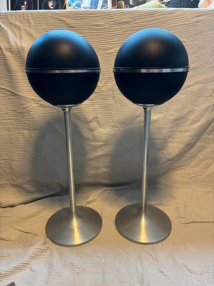 Grundig Audiorama 4000 Luidsprekers - space age, Audio, Tv en Foto, Luidsprekers, Zo goed als nieuw, Front, Rear of Stereo speakers