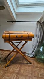 Vintage Bamboe Tafel met Lade, Ophalen