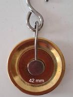 Katrol voor snaar klok 42 mm. in uitstekende staat., Antiek en Kunst, Antiek | Klokken, Ophalen of Verzenden