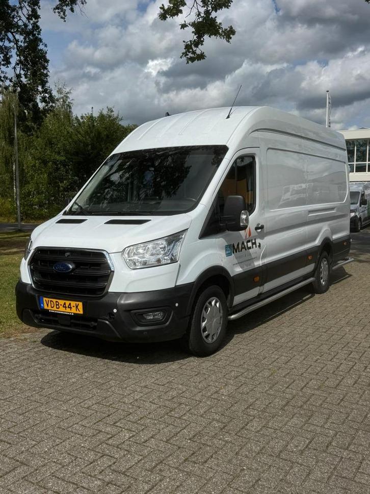 Ford Transit GB 350 L4h3 Tdci 130pk RWD 2019 Wit, Auto's, Bestelauto's, Bedrijf, Ford, Diesel, Handgeschakeld, Origineel Nederlands