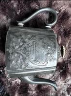 Antieke Engelse Verzilverde Theepot Victoriaans, Antiek en Kunst, Antiek | Tin, Ophalen