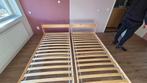 Ikea Bedframe - 2x Eenpersoons, Ophalen, 90 cm, Eenpersoons, Bruin