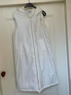 Bodywarmer wit (lang) met capuchon,maat 38 na-kd, Ophalen of Verzenden, Zo goed als nieuw, Maat 38/40 (M), Wit