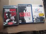 3x playstation scarface  gran turismo treu crime, Overige genres, 1 speler, Ophalen of Verzenden, Zo goed als nieuw