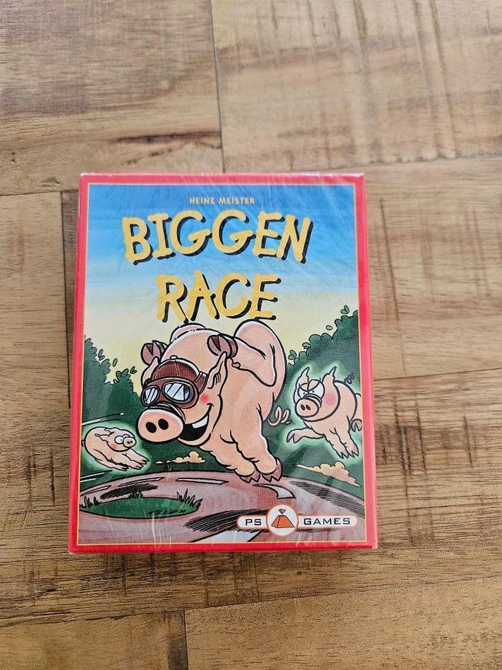 Kaartspel Biggenrace, Hobby en Vrije tijd, Gezelschapsspellen | Kaartspellen, Nieuw, Een of twee spelers, Drie of vier spelers