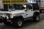 Jeep Wrangler 2.5i Softtop 4x4, Lier, Stuurberkachtiging, Auto's, Bestelauto's, Stof, Gebruikt, Zwart, 4 cilinders