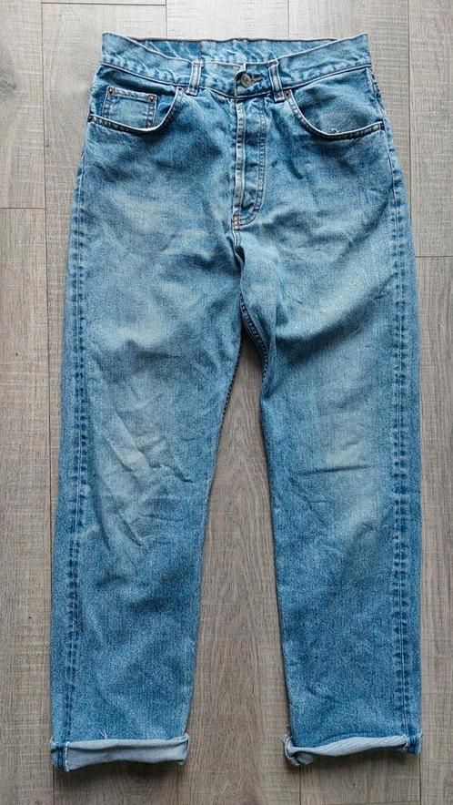 Vintage 90s Levis 501 jeans, Kleding | Dames, Spijkerbroeken en Jeans, Gedragen, Overige jeansmaten, Blauw, Ophalen of Verzenden