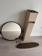 ALIBERT vintage retro toilet set spiegel plankje houder, Huis en Inrichting, Minder dan 50 cm, Gebruikt, Overige typen, Ophalen of Verzenden