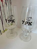 7 PK bierglazen set van 2 glazen, Ophalen of Verzenden, Nieuw, Glas of Glazen, Overige merken