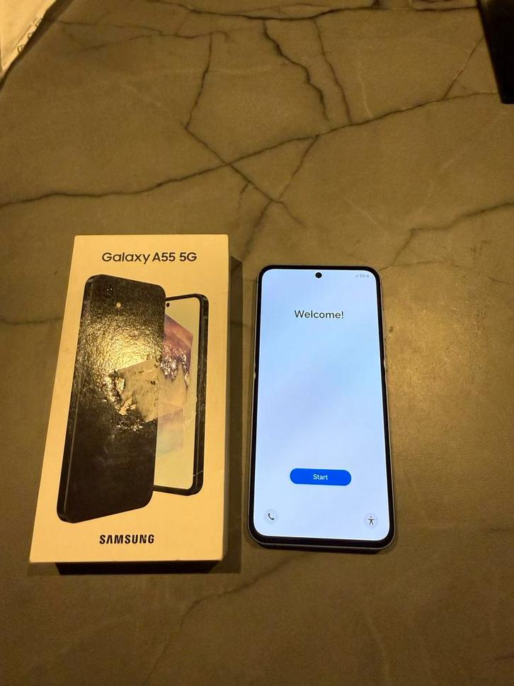 Samsung Galaxy A55 128GB Zwart - Nieuwstaat!, Telecommunicatie, Mobiele telefoons | Samsung, Zo goed als nieuw, Galaxy A, 128 GB