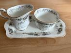Melk en suiker setje van Elisabethan Chantilly Porselein, Ophalen of Verzenden