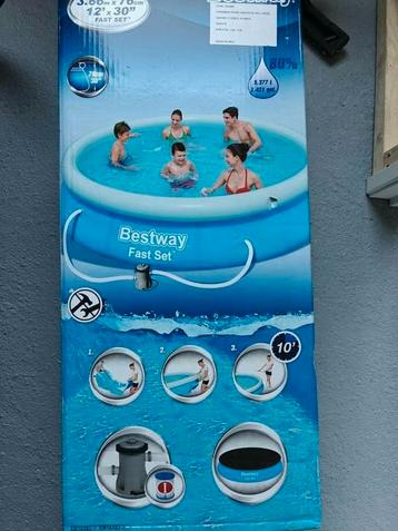 Zwembad Bestway, 366 cm x 76 cm incl chloortab en PH verl. beschikbaar voor biedingen