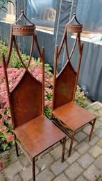 Hele mooie set vintage ijzeren tuin of winkel deco stoelen, Antiek en Kunst, Antiek | Meubels | Stoelen en Banken, Ophalen of Verzenden