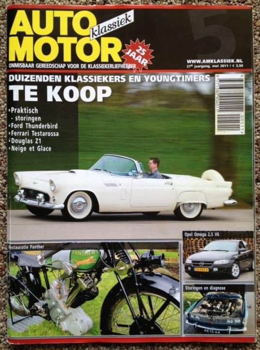 AMK: Ford Thunderbird 1, Ferrari Testarossa, Opel Omega B, Ophalen of Verzenden, Zo goed als nieuw, Algemeen