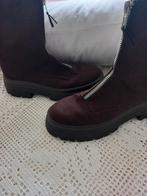 Halve laarsjes mt. 41 valt groot donker bruin, Ophalen of Verzenden, Nieuw, Bruin