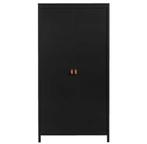 Kledingkast Dallas Zwart - 103x199x59, Huis en Inrichting, Ophalen, 100 tot 150 cm, 200 cm of meer, Met hangruimte