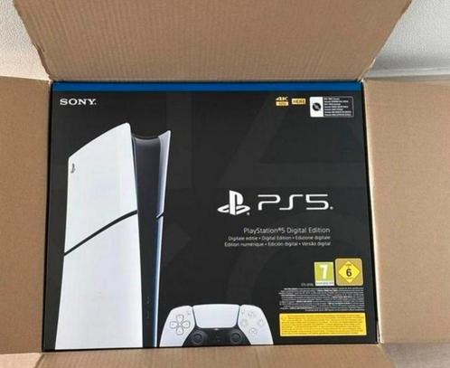Nieuwe PlayStation 5 Digital Edition + 2 jaar garantie, Spelcomputers en Games, Spelcomputers | Sony PlayStation 5, Nieuw, Playstation 5 Digital