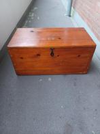 Antieke houten dekenkist, Huis en Inrichting, Woonaccessoires | Kisten, Minder dan 50 cm, Gebruikt, 50 tot 100 cm, Ophalen of Verzenden