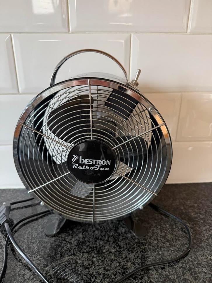 Bestron Retro Fan - Tafelventilator, Witgoed en Apparatuur, Ventilatoren, Zo goed als nieuw, Tafelventilator, Ophalen