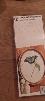 THEA GOUVERNEUR BORDUURPAKKET VLINDER, Hobby en Vrije tijd, Ophalen of Verzenden, Zo goed als nieuw, Handborduren, Borduurpakket