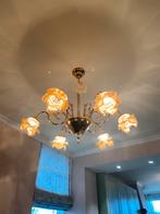 Plafondlamp glas Hollywood Regency stijl, Ophalen, Gebruikt, 50 tot 75 cm, Glas