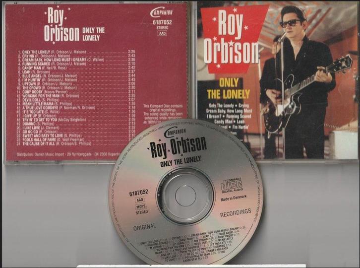 Roy Orbison - Only The Lonely, Cd's en Dvd's, Cd's | Rock, Gebruikt, Rock-'n-Roll, Ophalen of Verzenden