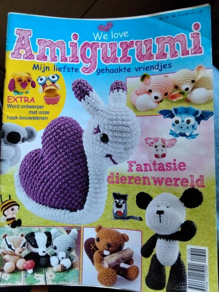Haaktijdschrift Amigurumi - Gehaakte Vriendjes, Boeken, Hobby en Vrije tijd, Gelezen, Breien en Haken, Geschikt voor kinderen