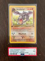 Pokemon Fossil Pre Release Aerodactyl, Hobby en Vrije tijd, Verzamelkaartspellen | Pokémon, Ophalen of Verzenden, Zo goed als nieuw