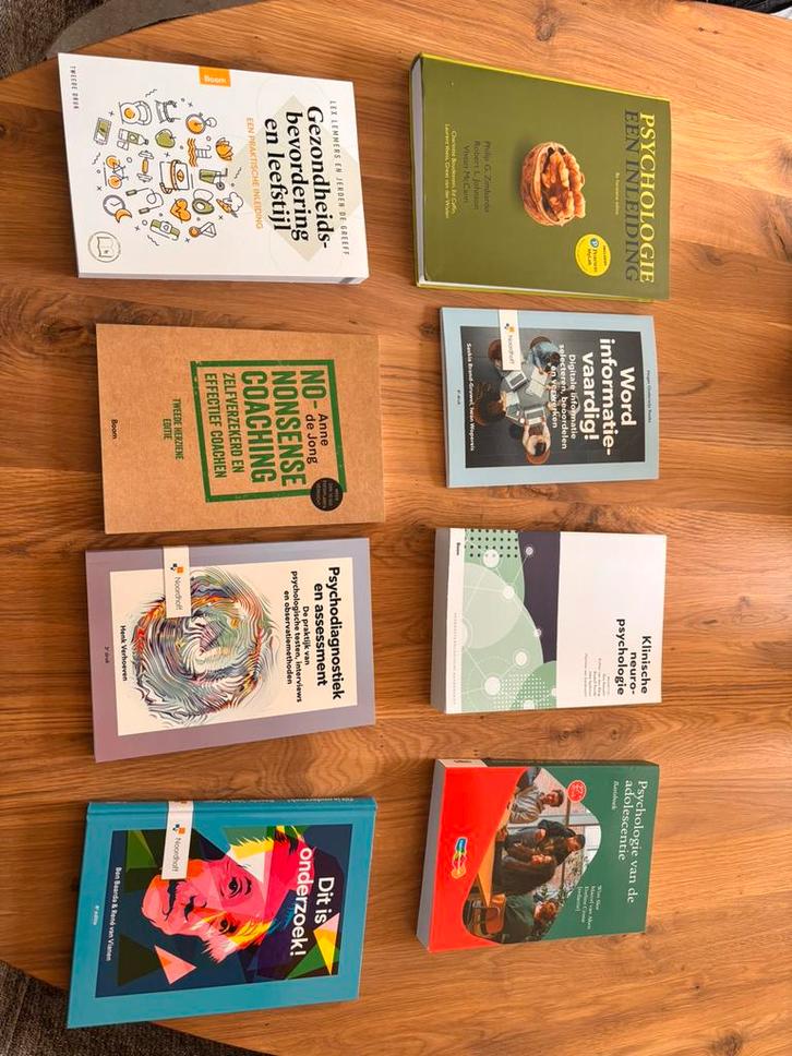 HBO Toegepaste Psychologie boeken, Boeken, Studieboeken en Cursussen, Zo goed als nieuw, HBO, Alpha, Ophalen of Verzenden