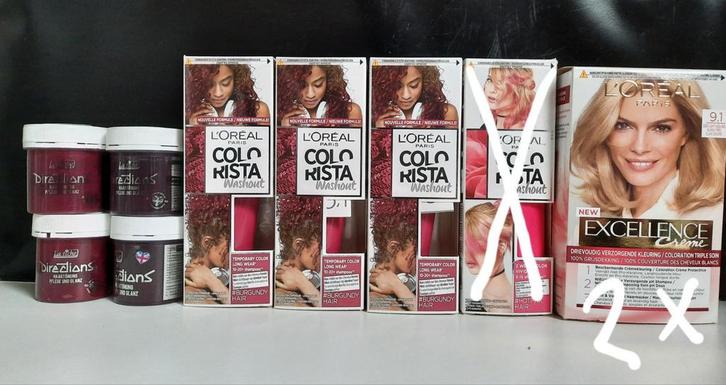Nieuwe verpakkingen Haarverf en haar kleuring, Sieraden, Tassen en Uiterlijk, Uiterlijk | Haarverzorging, Nieuw, Overige typen