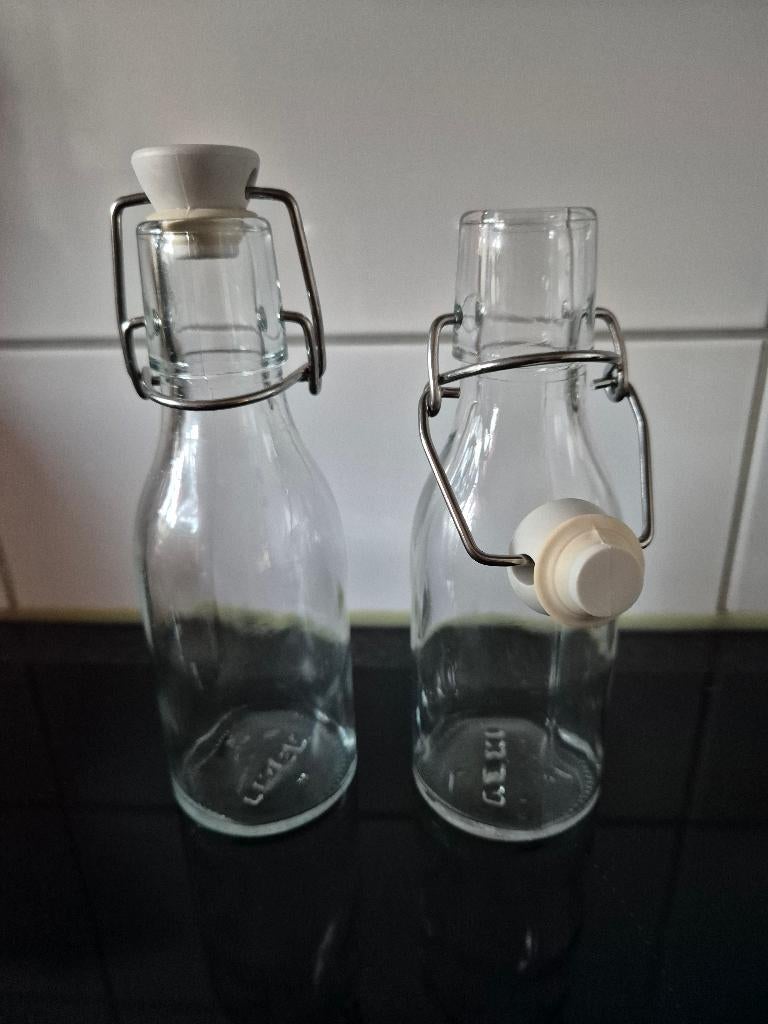 Beugelflesjes 2x  15 cl, Ophalen of Verzenden, Nieuw