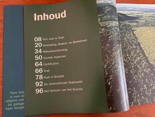 Tien jaar in teak, Floresteca, Verzenden, Zo goed als nieuw, Natuur algemeen