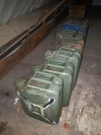 Jerrycan benzine diesel kannen blikken 20 liter 10 L, Ophalen, Gebruikt