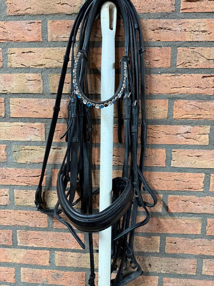 Stang en trens hoofdstel maat Full merk HB, Dieren en Toebehoren, Paarden en Pony's | Hoofdstellen en Tuigage, Zo goed als nieuw