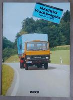 Brochure Iveco Magirus Middenklassers 1982 NEDERLAND, Gelezen, Overige merken, Ophalen of Verzenden, Iveco