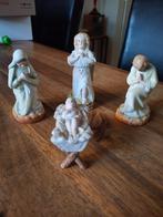 Antieke kerststal Biscuit porselein, Antiek en Kunst, Ophalen of Verzenden