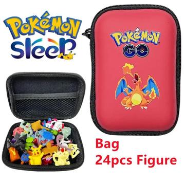 Nieuw !!  Pokémon etui / kaarthouder + 24 poppetjes beschikbaar voor biedingen